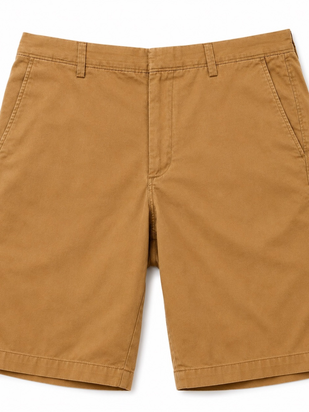 J.Crew Men’s Khaki Chino Shorts Size 34 Classic Flat Front Casual Shorts